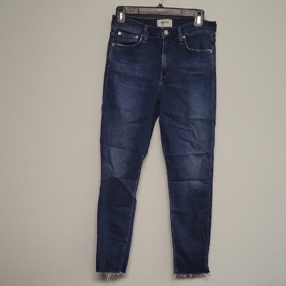 Agolde Sophie Deep Indigo Ankle Jeans